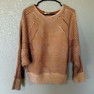 Burnt Orange striped sweater size M